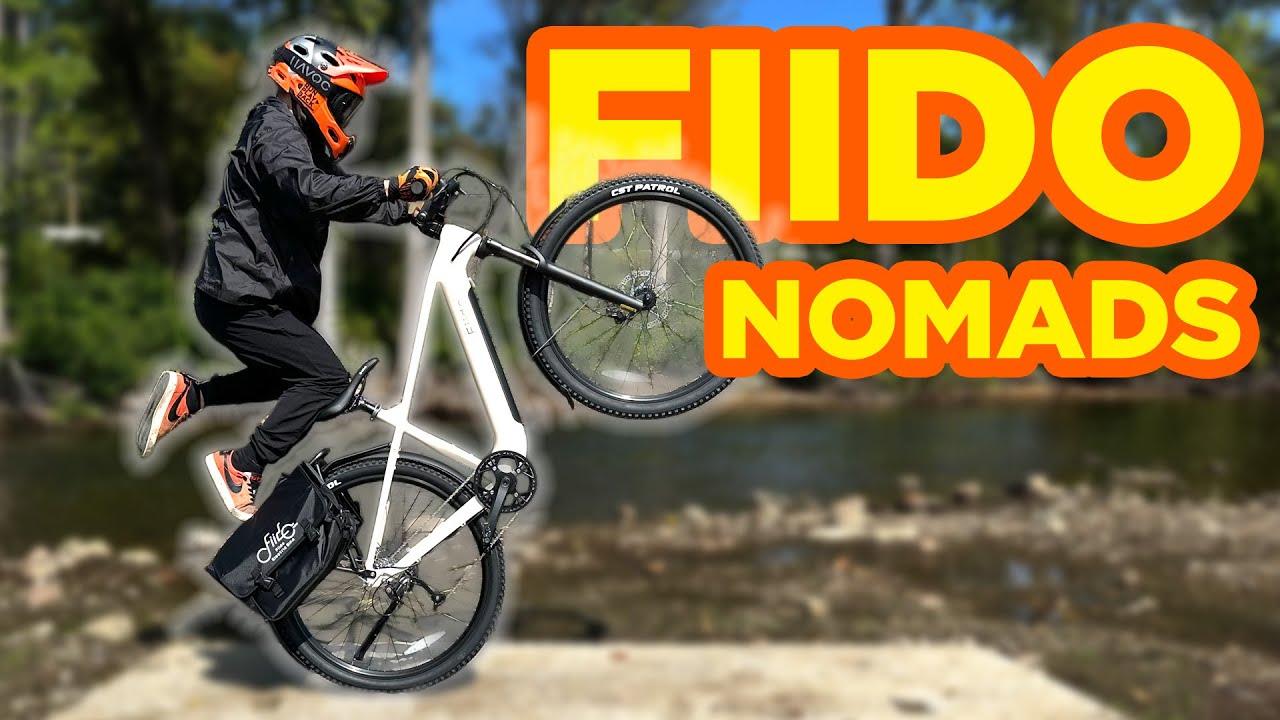 Электровелосипед Fiido Nomads Touring: плавный датчик крутящего момента, рама весом 23 кг, удобст...