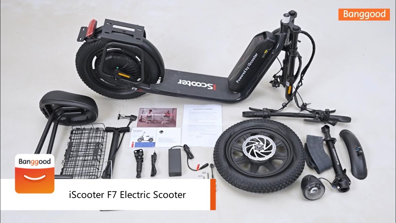iScooter F7 Electric Scooter Unboxing & Tutorial - Shop on Banggood