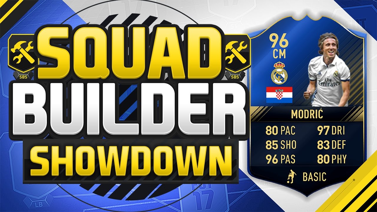 FIFA 17 SQUAD BUILDER SHOWDOWN!!! TEAM OF THE YEAR MODRIC!!! The Best Midfielder On Fifa 17!?!