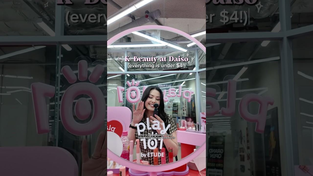 🚨 VIRAL K-Beauty Under $4!! 🚨 Brand Tour + Shop with me in Daiso Korea!#affordablebeauty #kbeauty