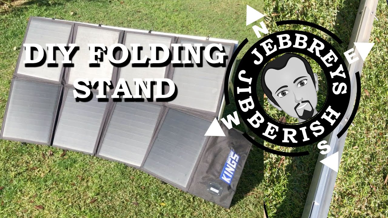 Складная подставка своими руками для солнечного одеяла Kings Solar Blanket мощностью 120 Вт.
