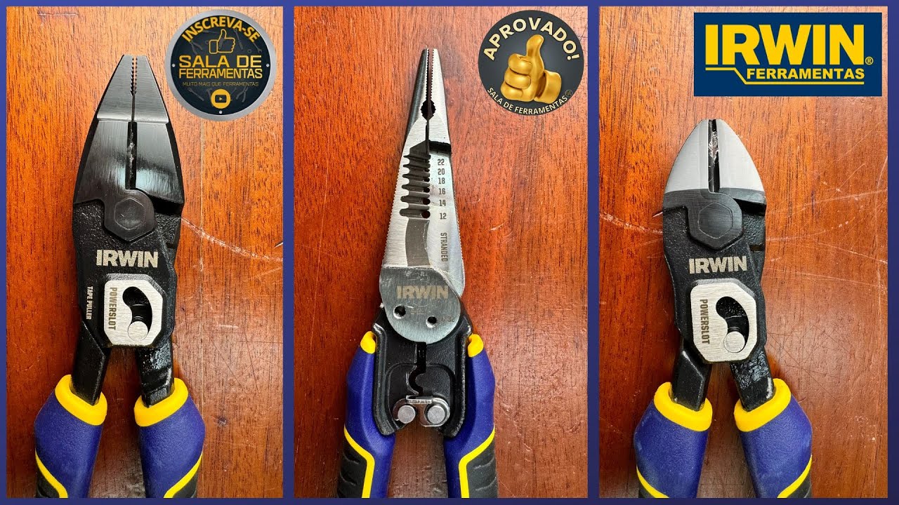 TÁ NA MÃO, OS ALICATES REVELAÇÃO  DO ANO IRWIN - A MELHOR RELAÇÃO CUSTO BENEFICIO. #IRWIN #DEWALT