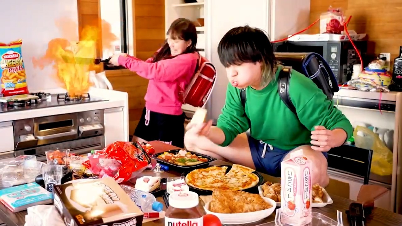 悪ガキこんじゅりと大食いゆーと！やねすけの家で大暴れしたらww【バンカラジオ】