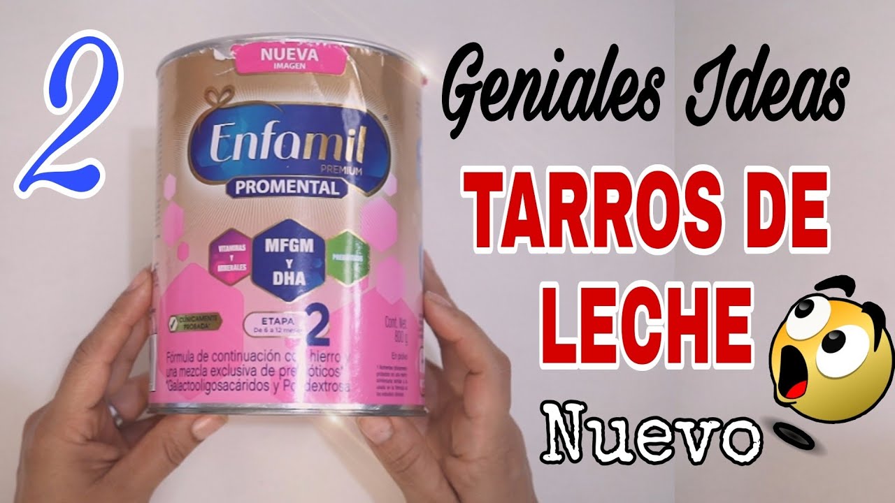 2 Increíbles Ideas Reutilizando TARROS DE LECHE vacios| Fácil, Económico y Prácticas Ideas