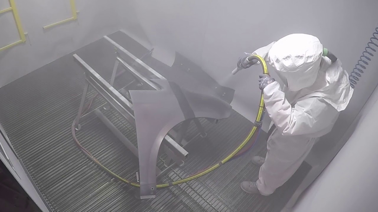 Kotflügel mattieren mit dem BigBoxBlower