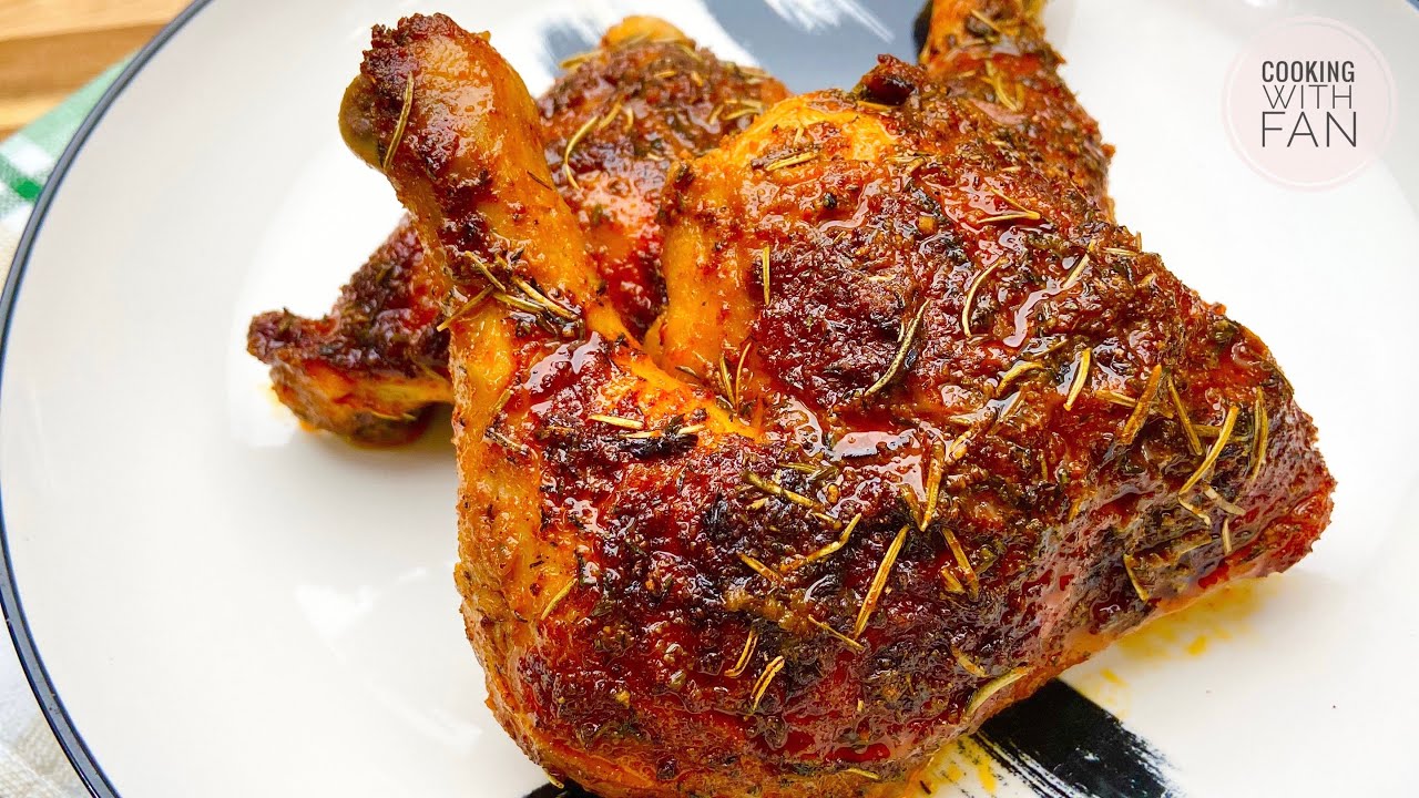 烤鸡腿 【外焦里嫩 香而不腻】Juicy Oven Baked Chicken Leg Quarters [Eng Sub]