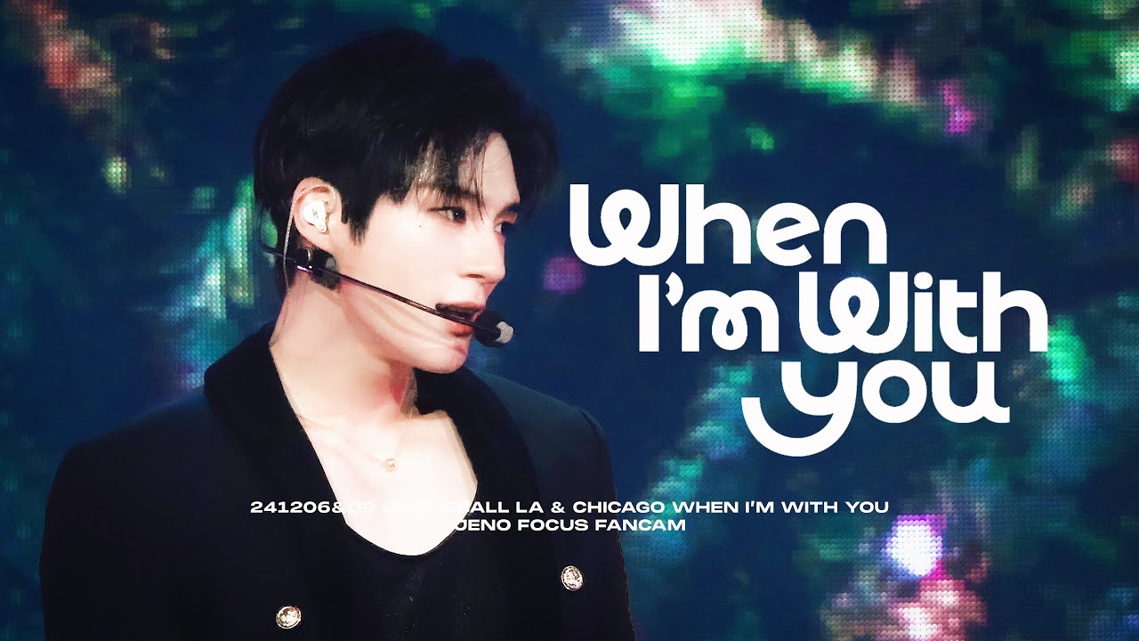 【4K】241206-1209 JINGLEBALL IN LA & CHICAGO “ When I'm With You ” 제노 직캠 JENO FOCUS-