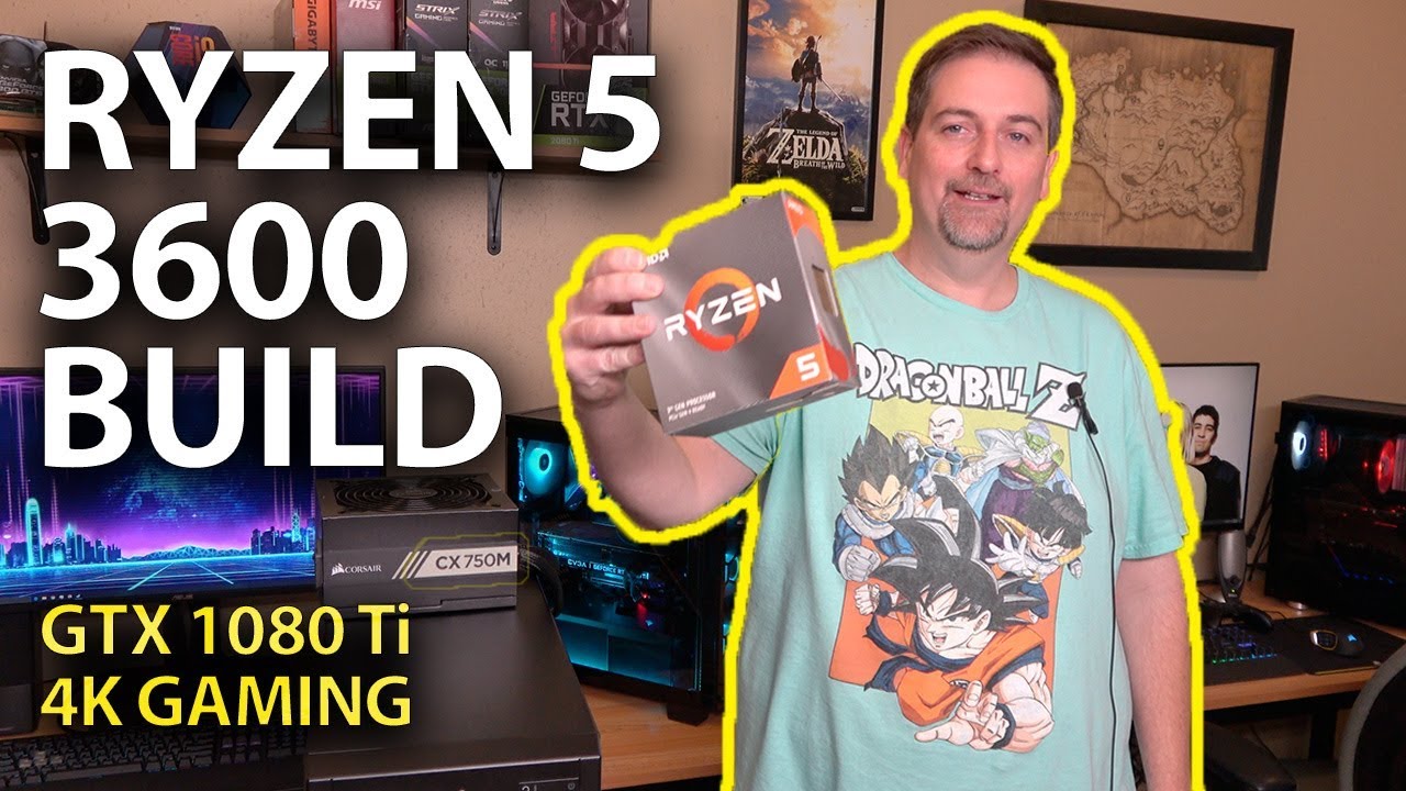 Ryzen 5 3600 Build • MSI B450 Tomahawk • GTX 1080 Ti • 4K Gaming PC Build for just over $1000 ish