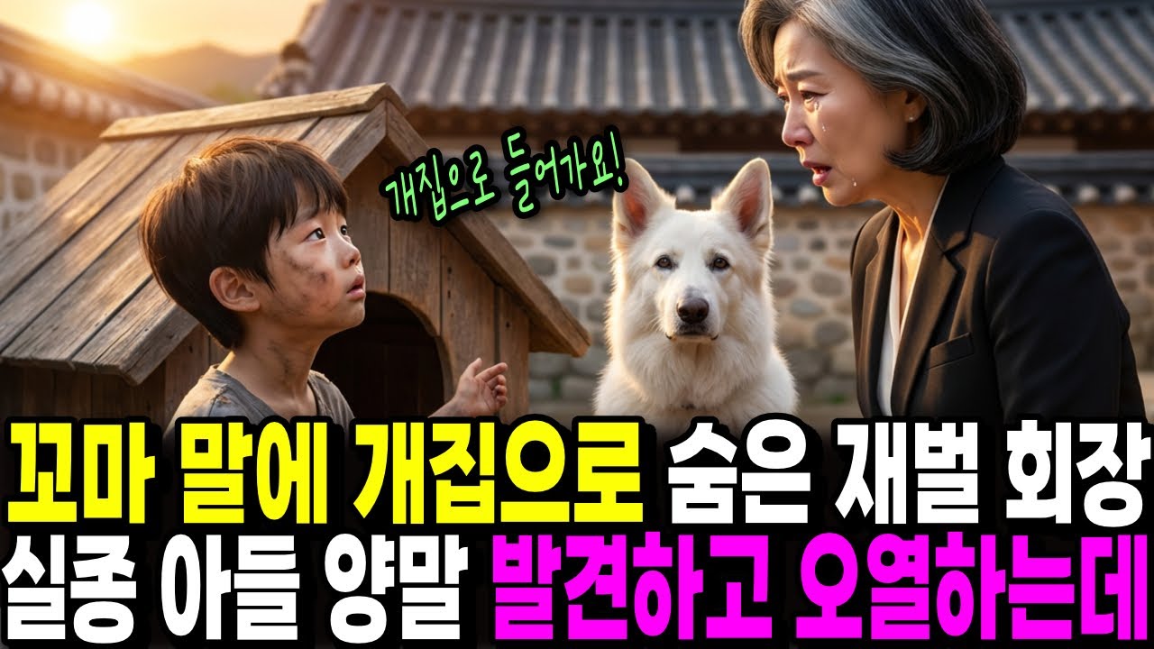 “당장 개집으로!” 재벌 회장 숨겨준 꼬마, 그 안에서 잃어버린 아들의 양말 발견하고 오열하는데ㅣ사연 드라마ㅣ오디오북ㅣ감동사연ㅣ노후사연ㅣ시니어 사연
