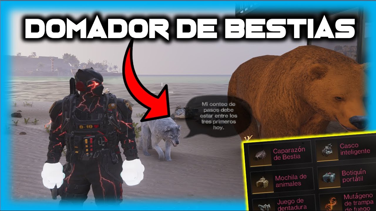 🐻MAESTRO de BESTIAS🐻Nueva CLASE rota MANEJA LOS ANIMALES - ONCE HUMAN - Javi G