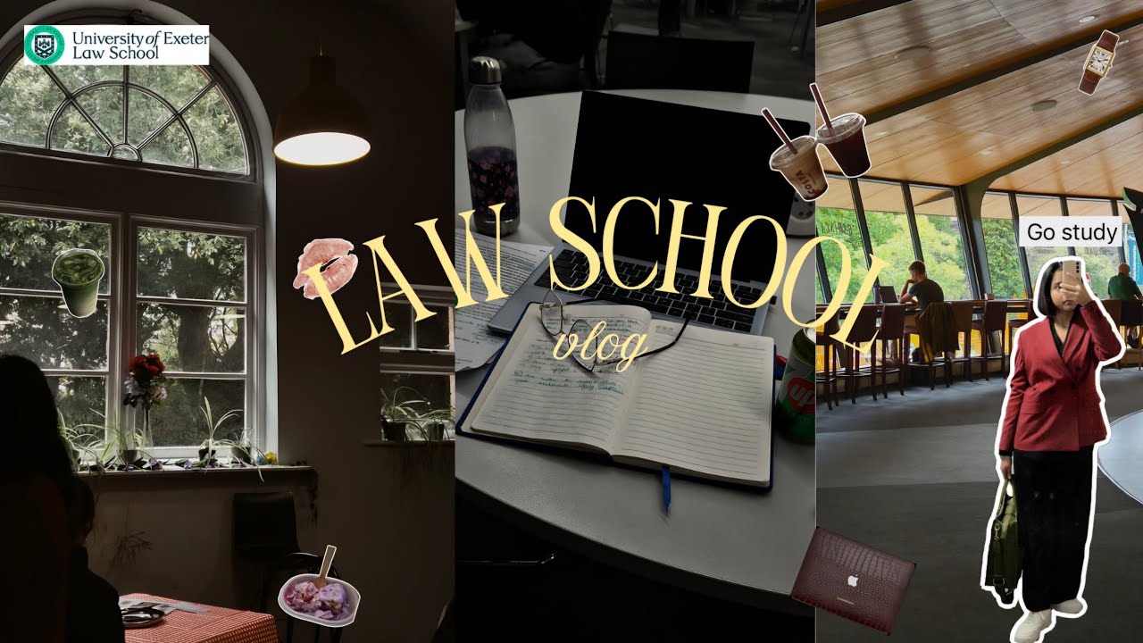 Why Do My Notes Look Better Than My Skin? ₊˚.🎧📓✩ I  law school vlog🏛️📜⚖️🎓