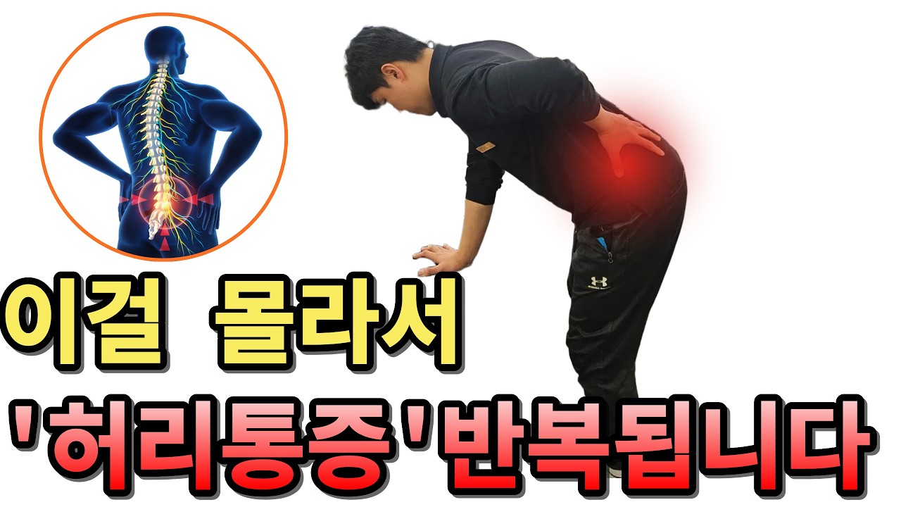 업계비밀 공개합니다. 반복되는 허리통증 사실 허리문제가 아니라 '이것' 때문입니다