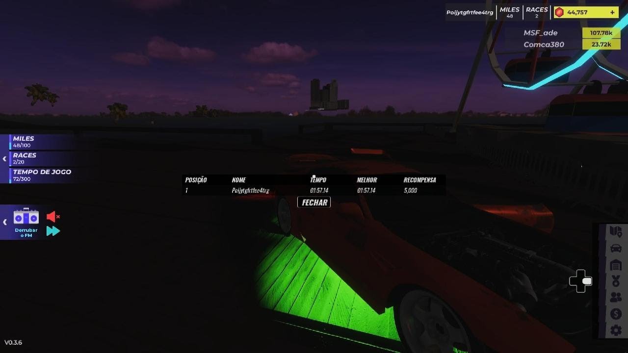 MDNlGHT RUN Jogando roblox PS5