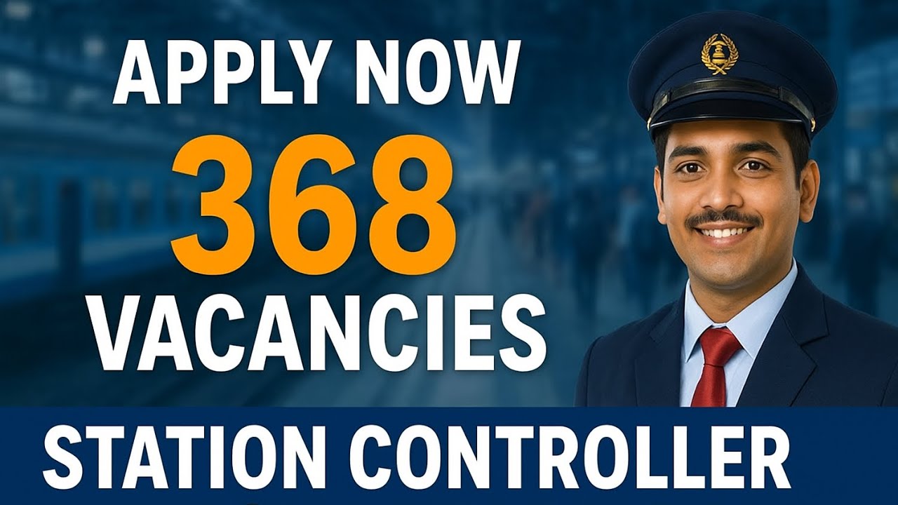 Indian Railways RRB Station Controller Recruitment 2025 #rrbrecruitment2025