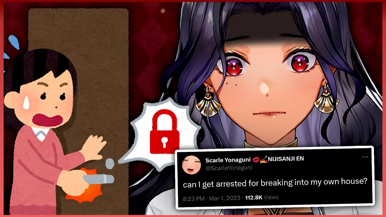 Scarle Got LOCKED Out of Her House and was 45 Minutes LATE to Stream 【NIJISANJI EN】