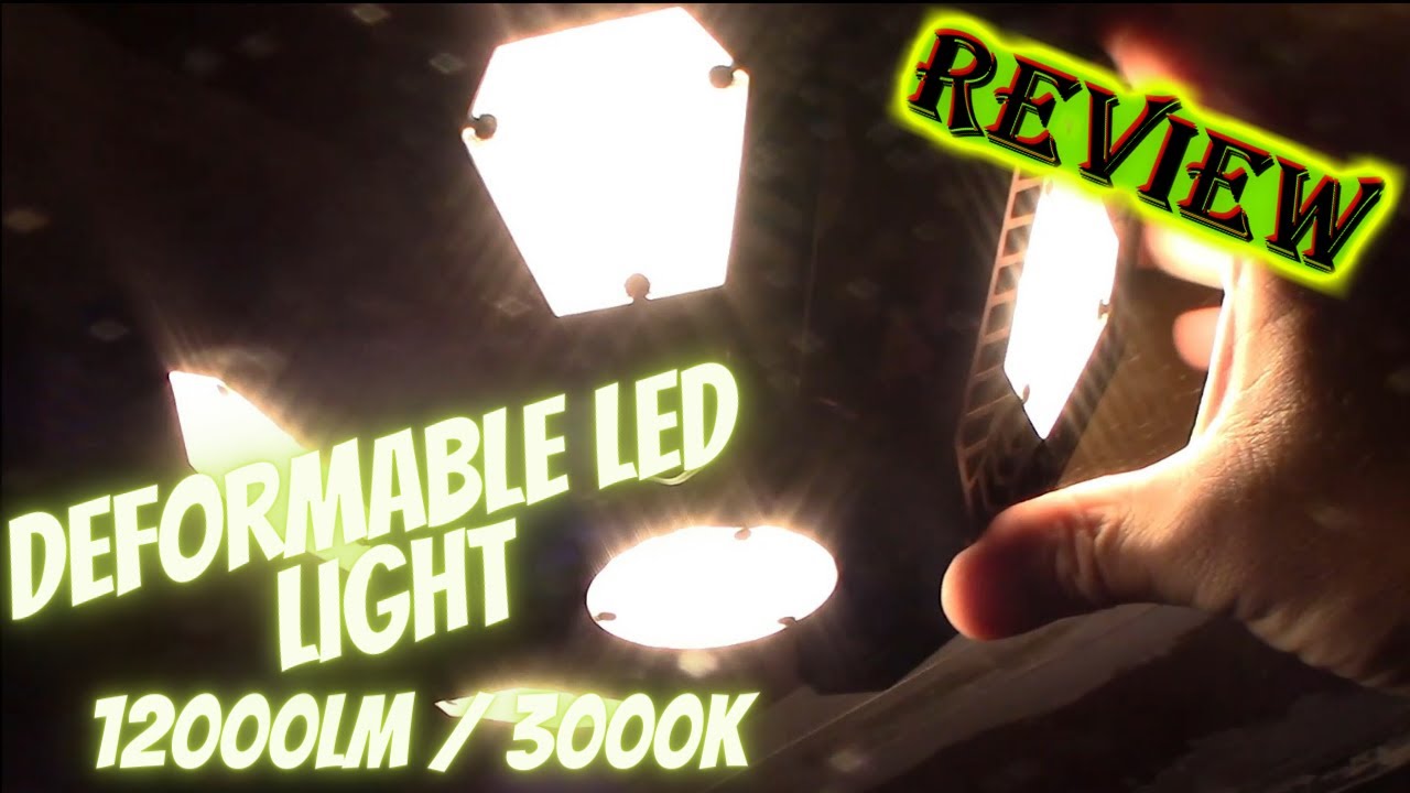 DEFORMABLE LED LIGHT / 12000LM / 120w - REVIEW