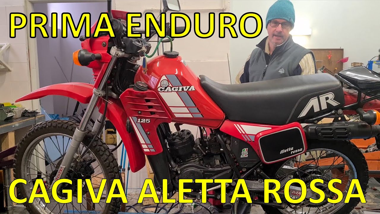 Cagiva 125 Aletta Rossa - prima enduro moderna Italiana!