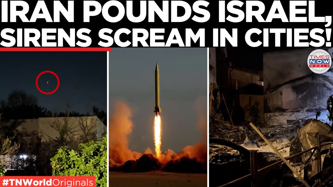 ISRAEL UNDER FIRE: Iran Launches Fresh Missiles, Tel Aviv Sirens Sound as many Shelter | US-Iran War
