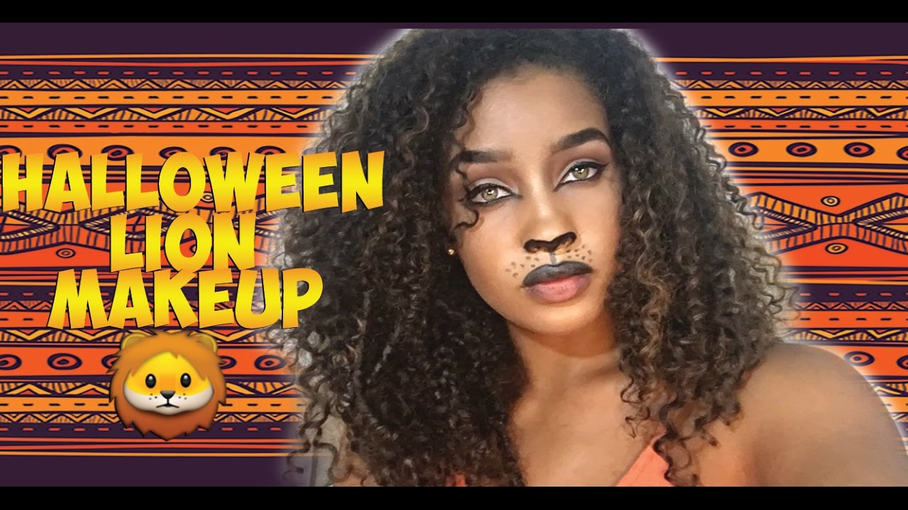 Easy Halloween Lion Makeup | Corie Rayvon