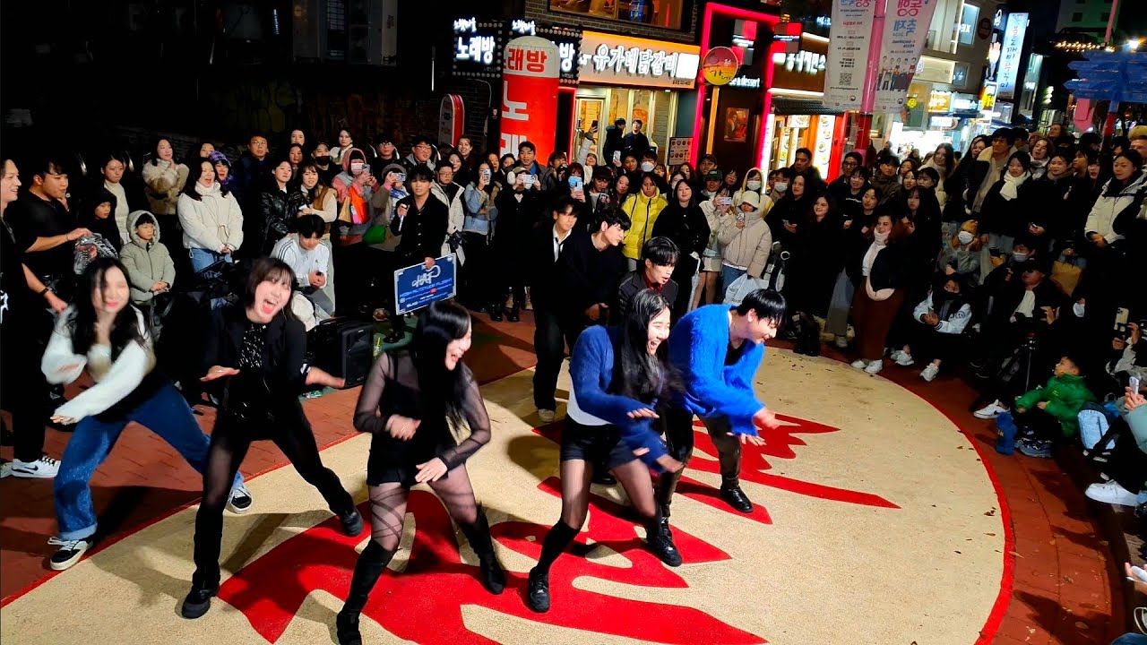 [STREET ARTIST] HAF. INTERACTIVE HONGDAE BUSKING. 241130.