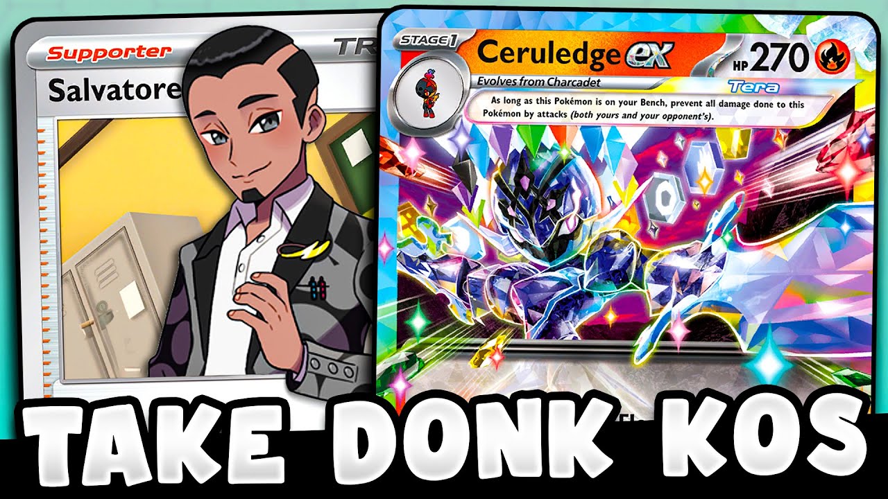 Take Donk KOs with Salvatore & Ceruledge ex!