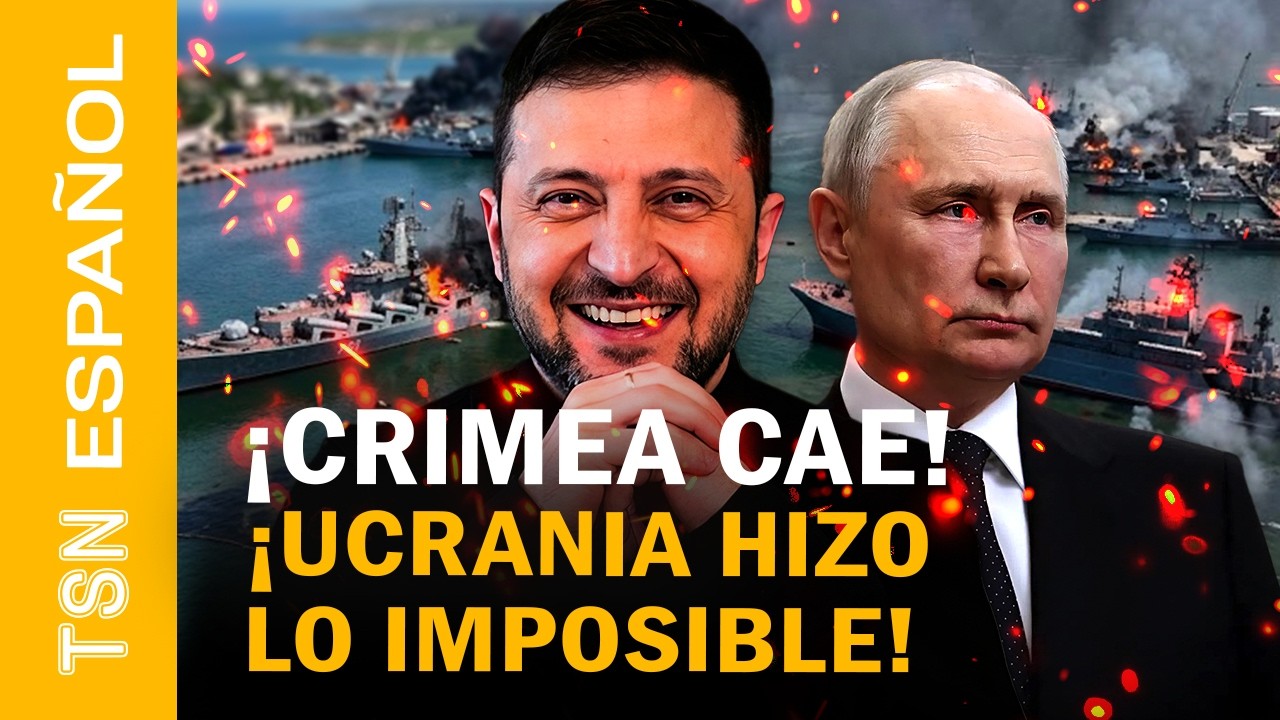 ¡AVANCE DE UCRANIA EN CRIMEA! FLOTA RUSA DESTRUIDA — PUTIN HA PERDIDO EL CONTROL EN EL MAR NEGRO!