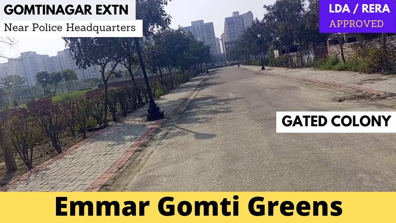 Roads in Emaar Gomti Greens | Development Update | The Layout of Roads in Sector A and Sector B