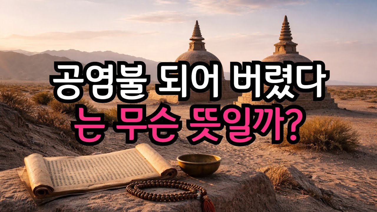 공염불 돼어 버렸다는 무슨 뜻일까? l 행복한 삶 l 즐거운 날 l  명언