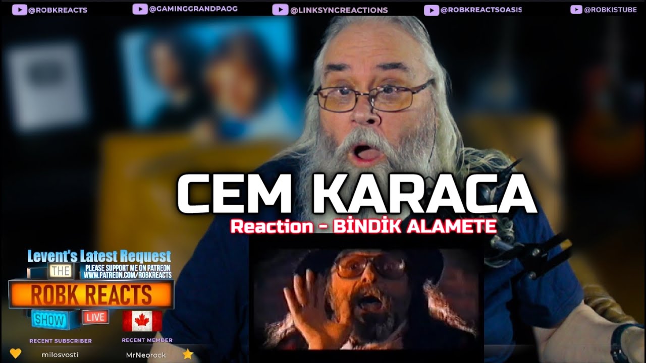 CEM KARACA Reaction - BİNDİK ALAMETE - First Time Hearing - Requested
