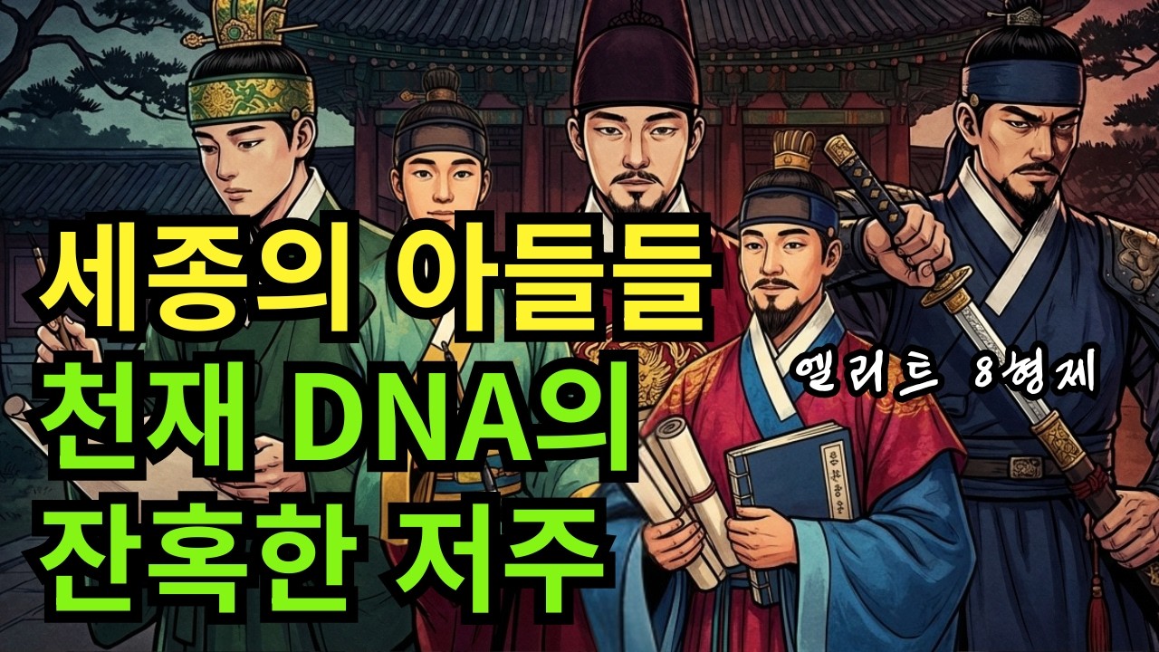 세종의 아들들이 벌인 잔혹한 천재 전쟁(문종, 수양, 안평, 영응대군)