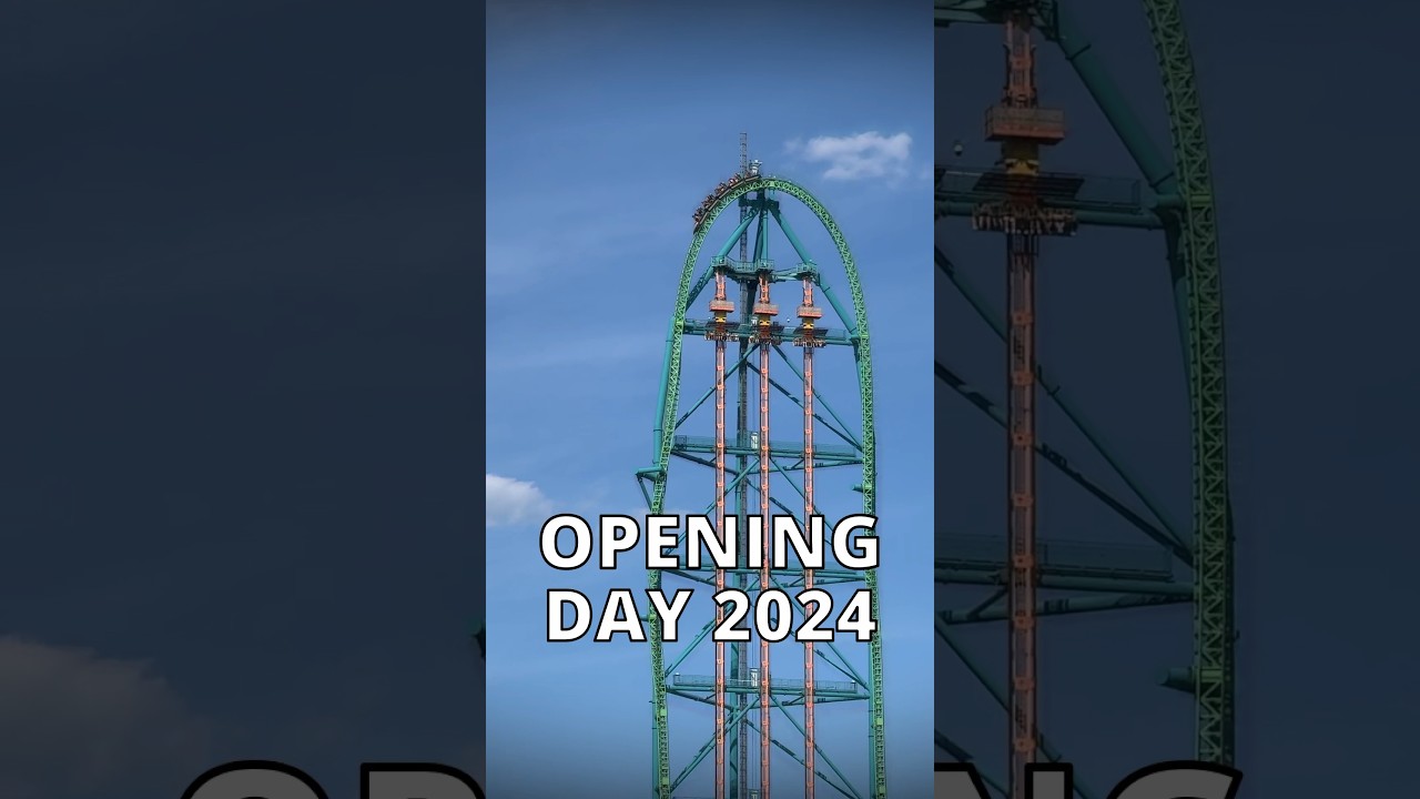 Six Flags Great Adventure Opening Day in 10 Days!! | #shorts