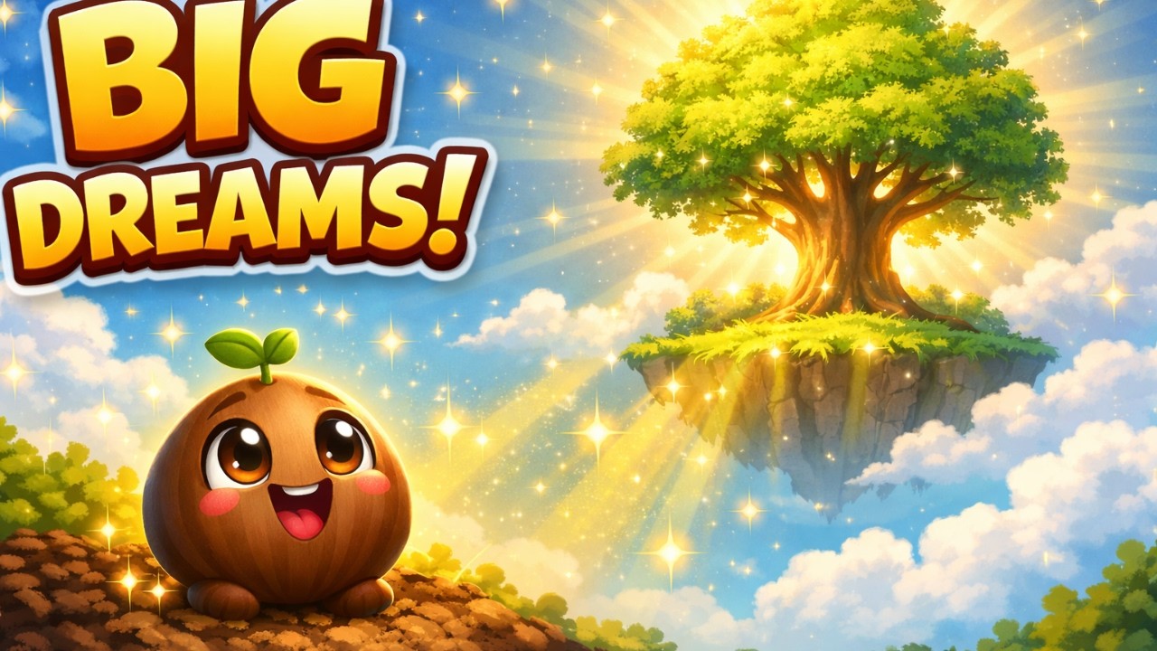 The Little Seed’s Big Dream 🌱✨ | Bedtime Story About Growth & Believing in Yourself