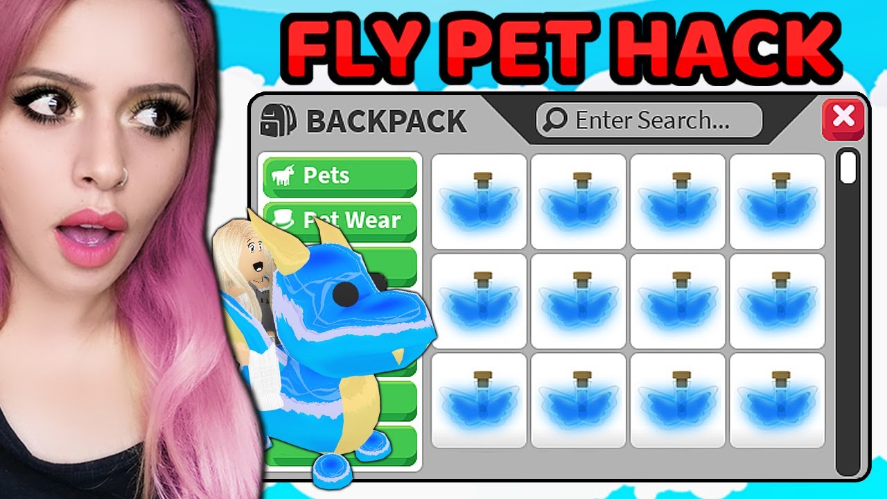 GER&Ccedil;EK FLY PET HİLESİ YAPTIM !? Tiktok Hileleri Denedim !! ( Roblox Adopt Me )