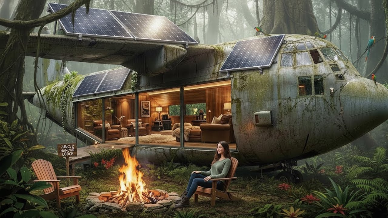Turning a B 52 Stratofortress into a Home – Full ASMR Aircraft Conversion Process