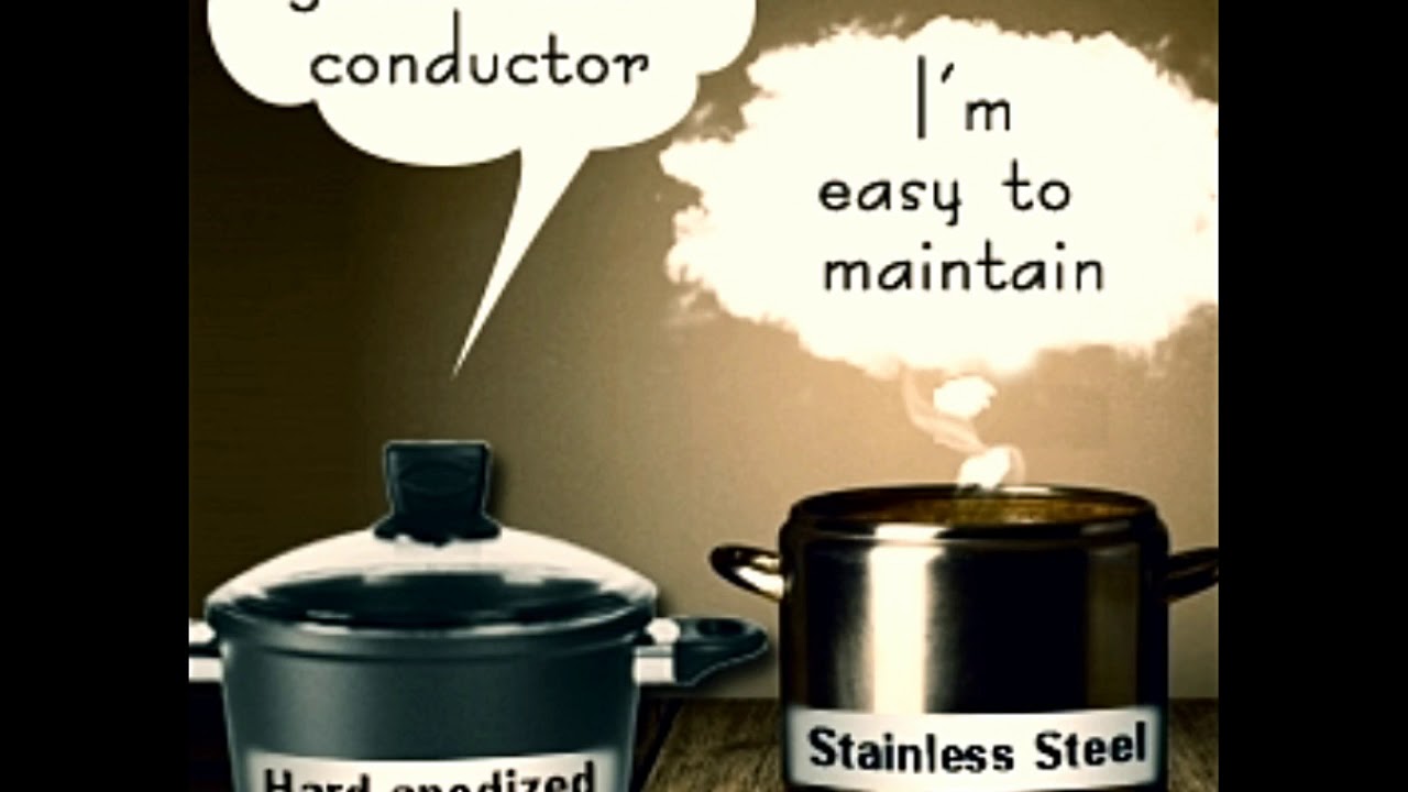 Hard anodized Aluminum Vs Stainless Steel Cookware A Face off
