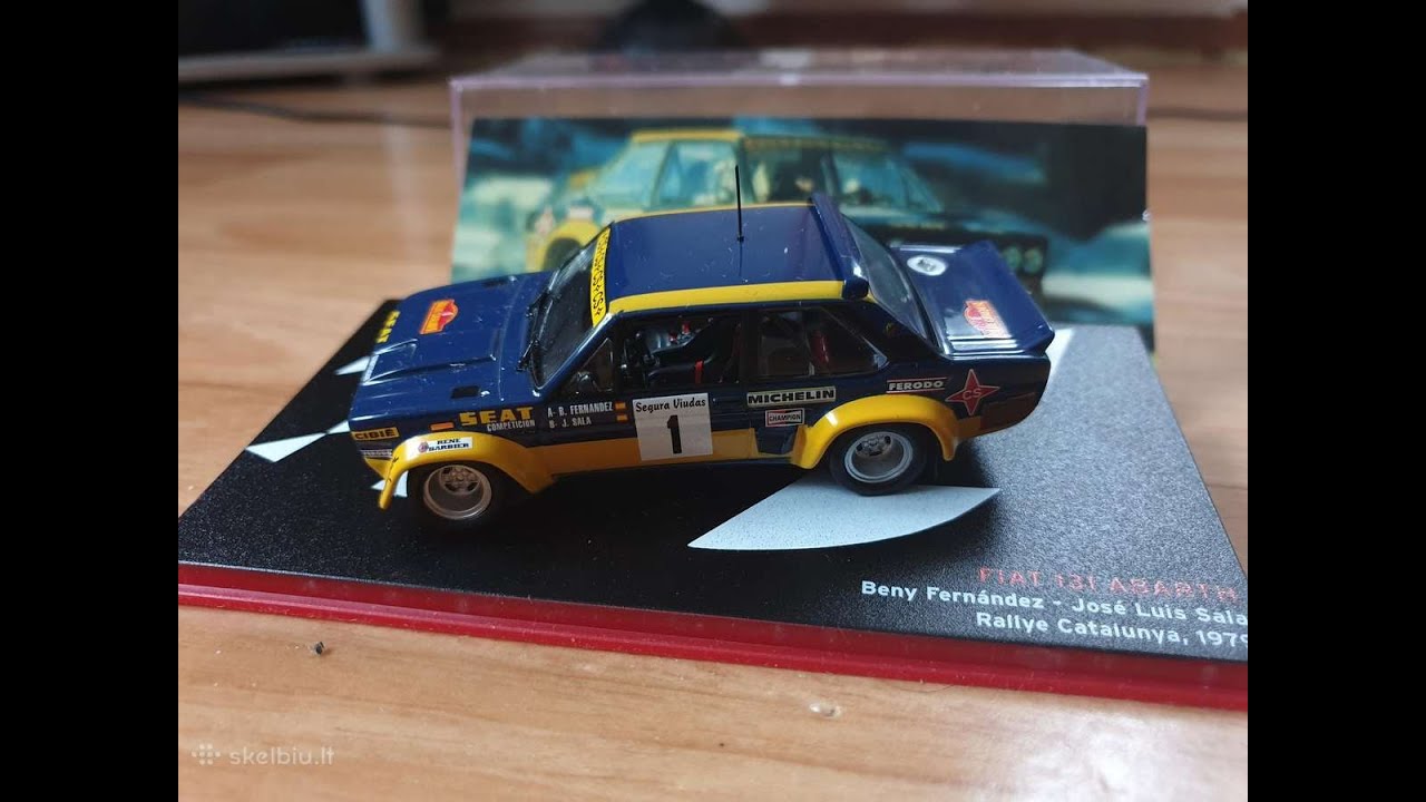 Diecast FIAT 131 ABARTH 1:43 Scale IXO.Автомодели.Обзор