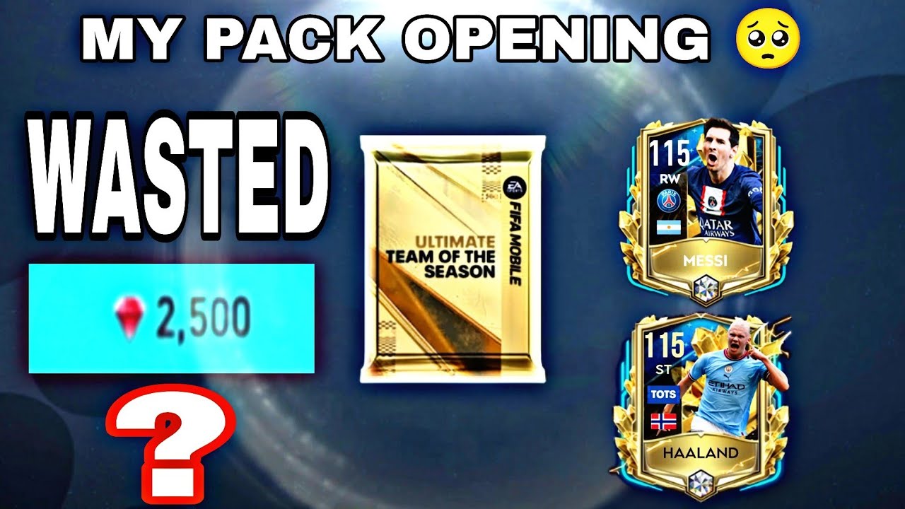 I SPEND 2500 💎💎 WASTE ? UTOTS PACK GLITCH OPENING FIFA MOBILE 23 #fifa #fifa23