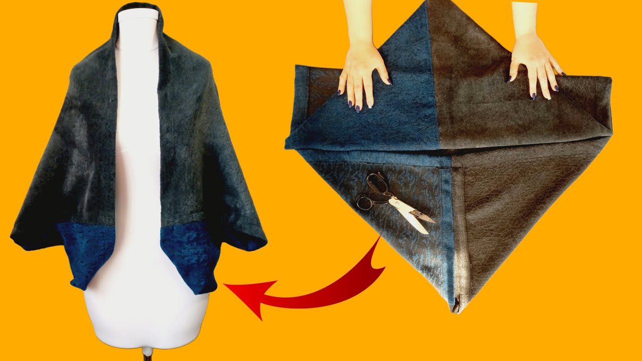Sewing Coat Is Easier Than You Think! Sewing Winter cape ✂️️