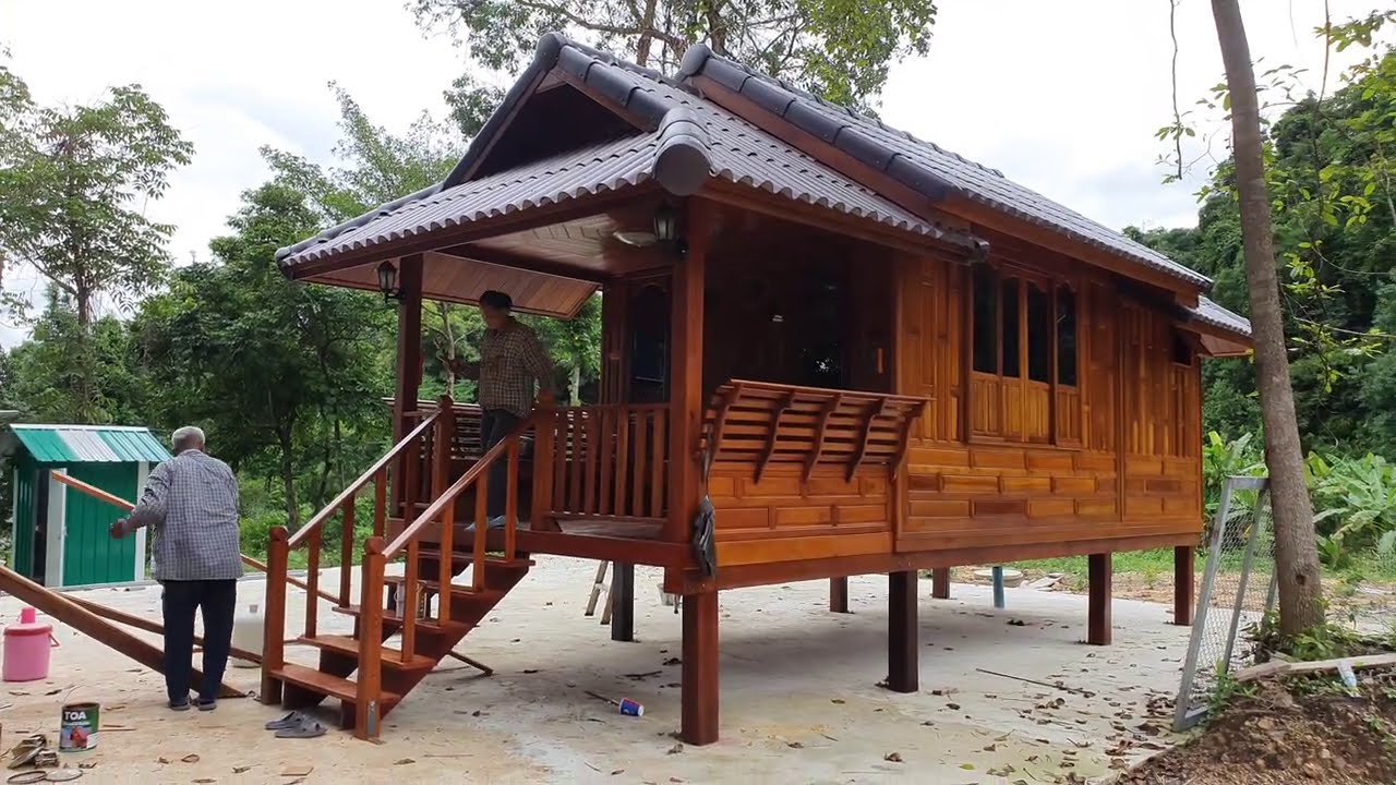 บ้านน็อคดาวน์ผู้ใหญ่ออดไม้เก่าขนาด 3×7เมตร