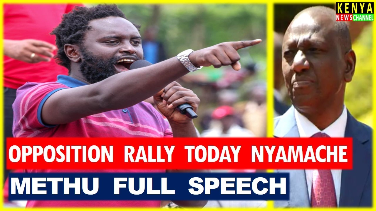 FUNNY Senator Methu Deconstructs Ruto with Matiangi, Gachagua & Kalonzo in Nyamache Gusii Tour Rally