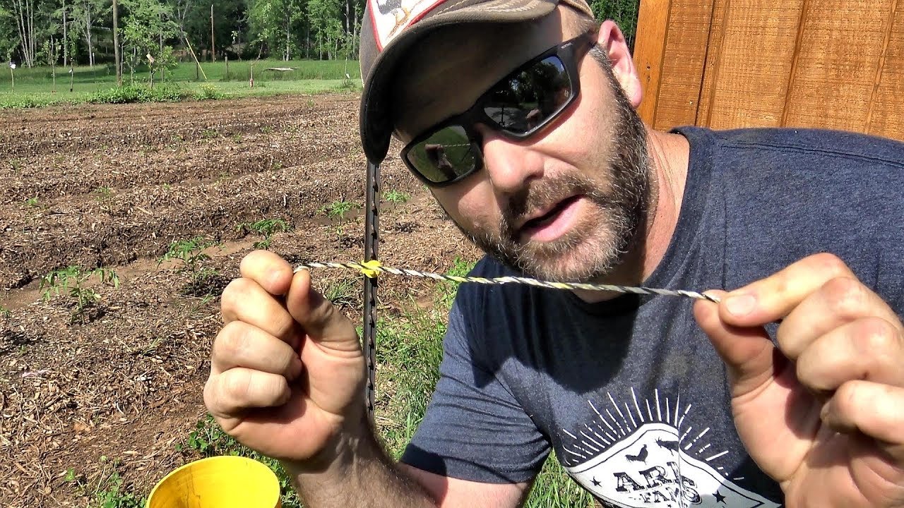 CHEAP! EASY! AWESOME FENCE THAT CONFUSES DEER...AND KEEPS THEM OUT!!!