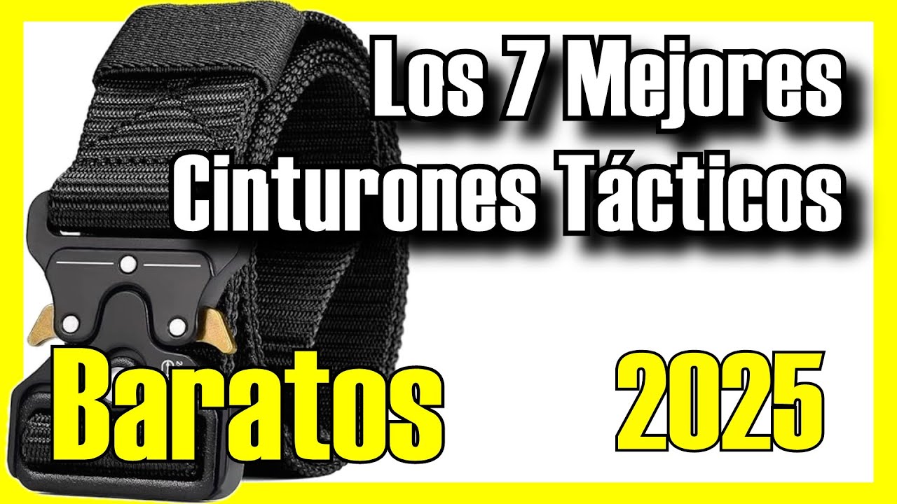 🔥 Los 7 MEJORES Cinturones Tácticos BUENOS y BARATOS de Amazon [2025]✅[Calidad/Precio] Hebilla Cobra