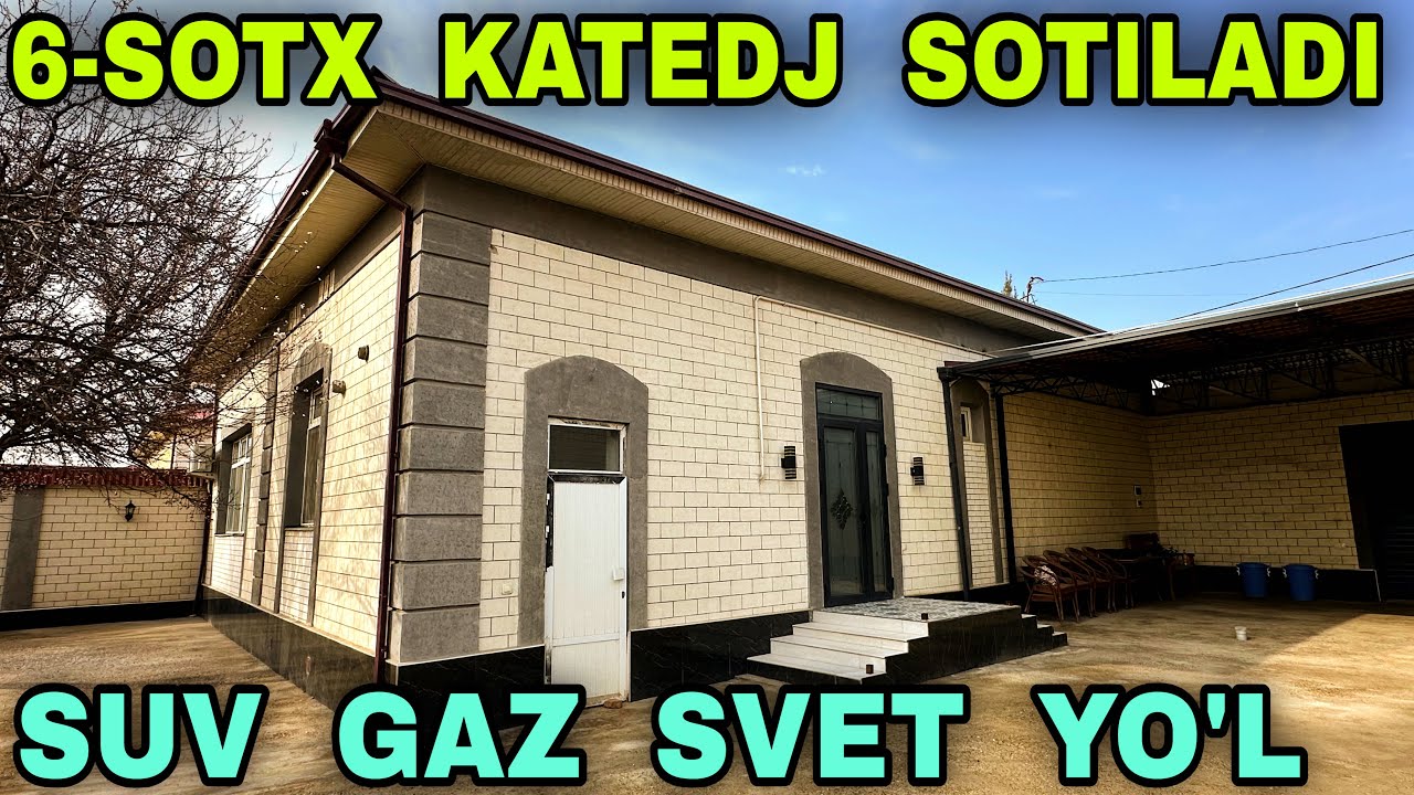 Buxoroda 6-Sotixlik Tayyor Katedj Sotiladi Remonti Blan Бухорда Таййор 6-Сотихлик Катедж Sotiladi 