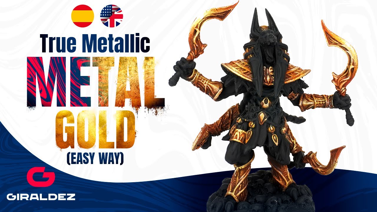TRUE METALLIC METAL GOLD in JUST 5 minutes 🤯/ TRUE METALLIC METAL DORADO en SOLO 5 minutos 🤯