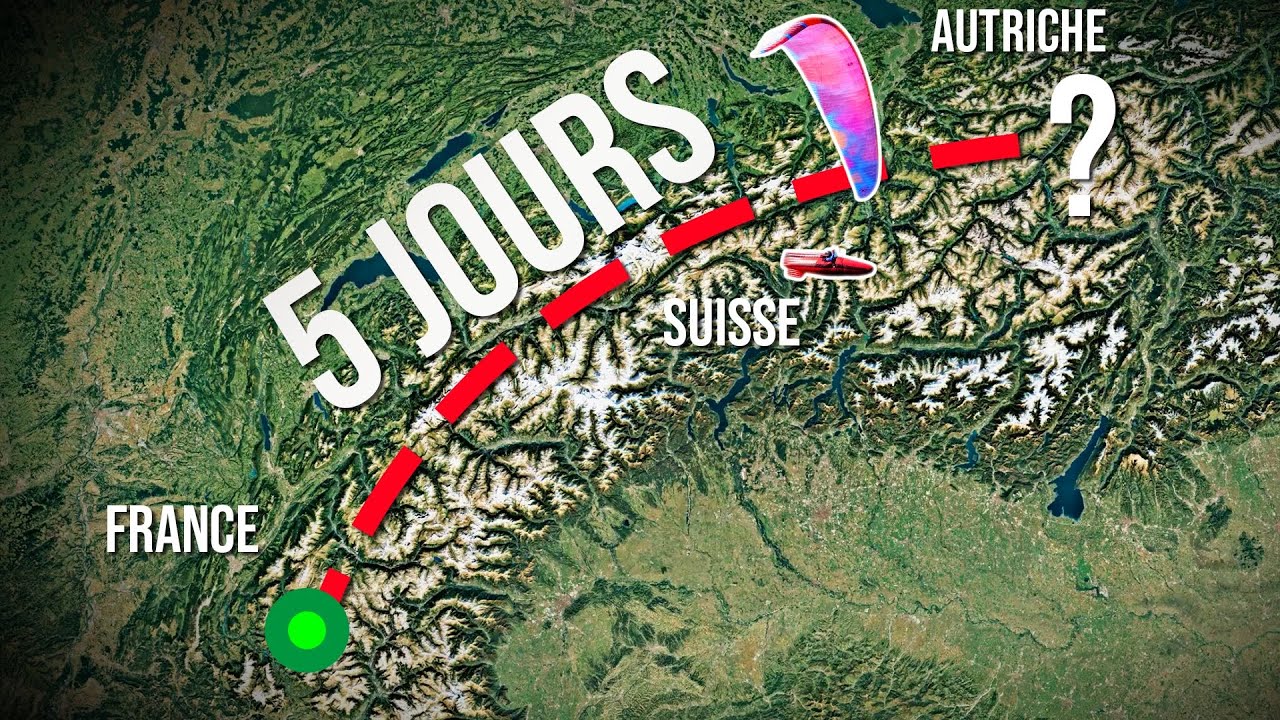 Traverser les Alpes en parapente en 5 jours ?