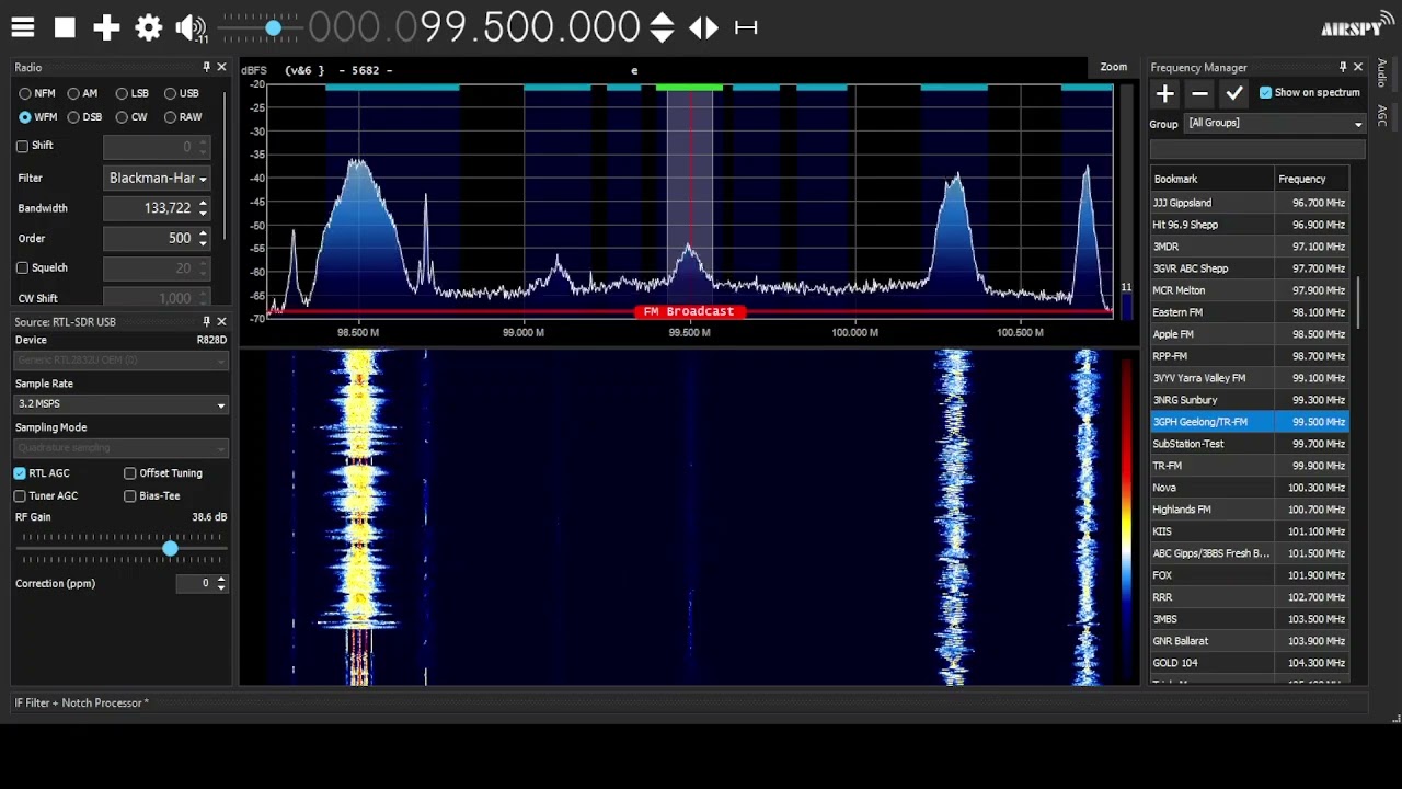 99.5Mhz TR-FM Traralgon VIC via Tropo