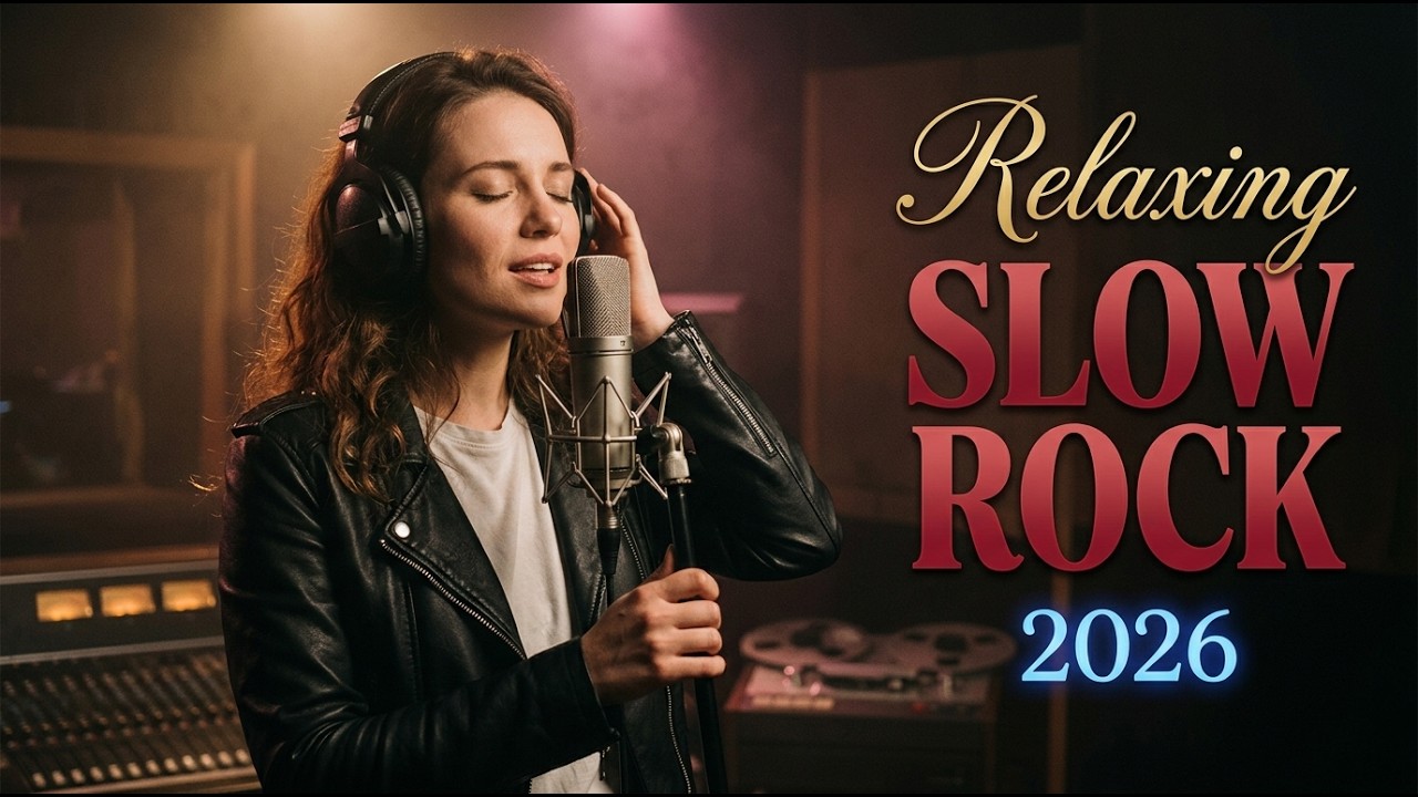 🔴 LIVE Soft Rock Ballads 🎧 | Healing Slow Rock for Relax & Sleep