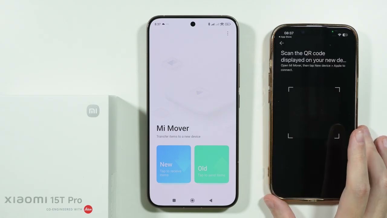 Xiaomi 15T/15T Pro: как перенести данные с iPhone (перенести с iPhone на Android)