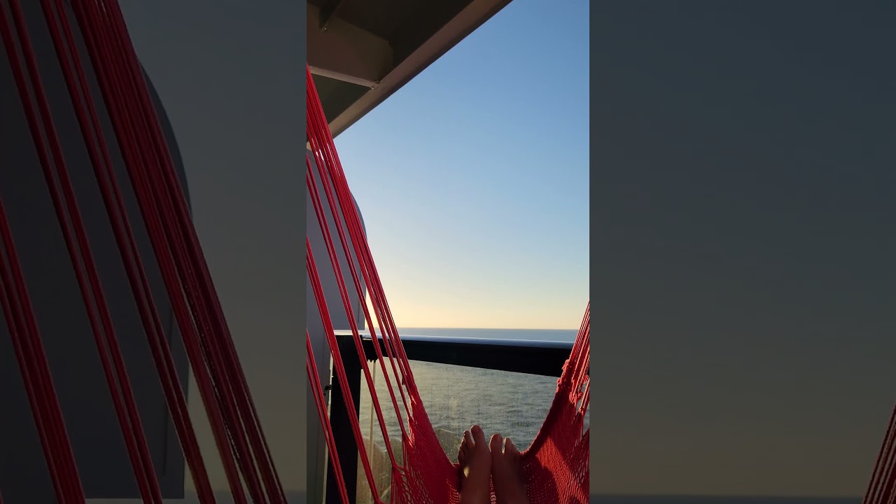 Virgin Voyages Scarlet Lady - Hammock at Sea!