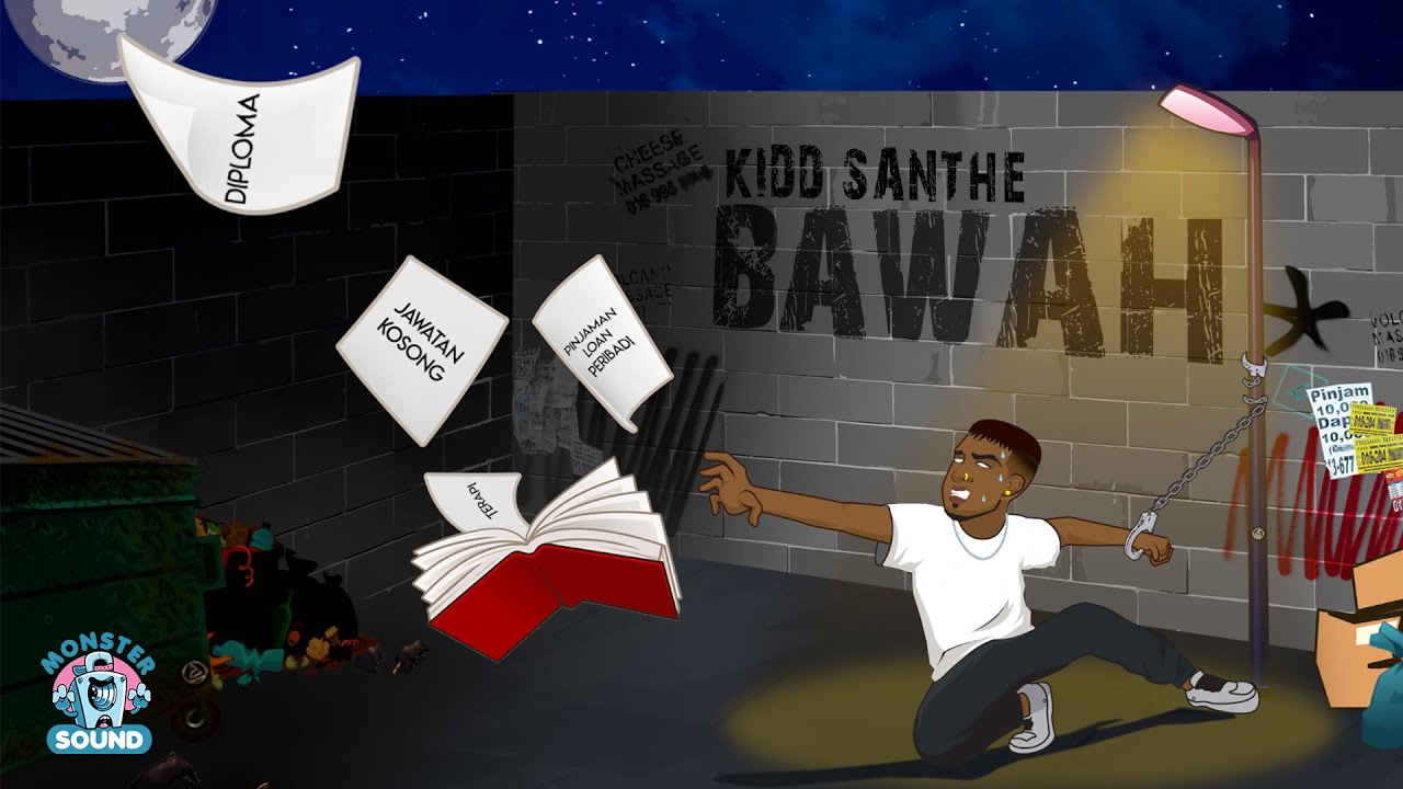 Bawah - DJ Biggie ft Kidd Santhe (Official Lyric Video)